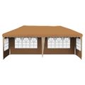 vidaXL Prístrešok na párty 575 x 289 x 245 cm Béžová