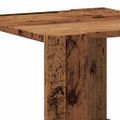 vidaXL konferenčný stolík Old Wood 40x40x30 cm Konštrukčné drevo