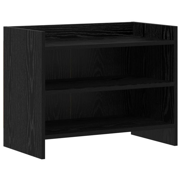 vidaXL TV skrinka 60 x 33 x 47 cm Čierny dub Kompozitné drevo