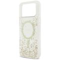 Puzdro Guess Resin Bottom Glitter MagSafe pre iPhone 17 Pro Max zlaté