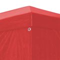 vidaXL Párty stan 900 x 300 x 255 cm Červená PE a oceľ