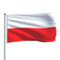 vidaXL Poľská vlajka a stĺp 6 m hliníkový