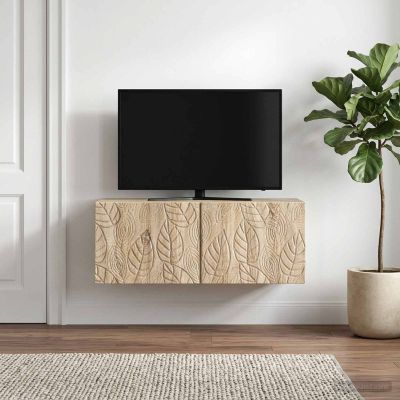 vidaXL Nástenná TV skrinka 98 x 41 x 30 cm Dub sonoma Kompozitné drevo