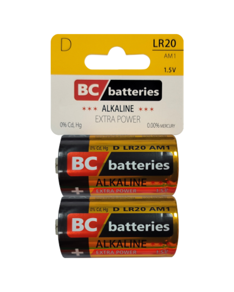 BC LR20 AM1 Alkalická batéria - Extra power 2ks BLISTR 1,5V