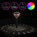 vidaXL Solárne osvetlenie chodníka zemné hroty 4 ks teplé biele a RGB