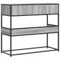 vidaXL Konzolový stolík sivý sonoma 90x35x80 cm kompozitné drevo