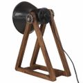 vidaXL Stolová lampa 25 W čierna 30x17x40 cm E27