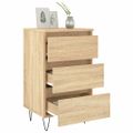vidaXL Nočné stolíky 2 ks dub sonoma 40x35x69 cm kompozitné drevo