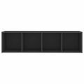 vidaXL TV skrinky 2 ks sivé 142,5x35x36,5 cm drevotrieska