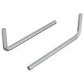 vidaXL Šesťhranný kľúč 2 ks Strieborná 20 x 52 mm Oceľ