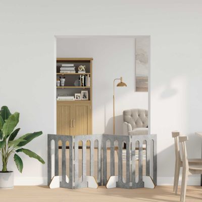 vidaXL Sklápacia bezpečnostná zábrana pre domáce zvieratá 4 pcs