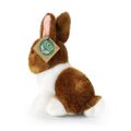 Plyšový králik bielo-hnedý sediaci 16 cm ECO-FRIENDLY