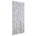 vidaXL Záves proti hmyzu, biely a sivý 90x200 cm, ženilka
