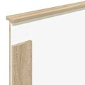 vidaXL Rám postele Sonoma dub 75 x 190 cm Kompozitné drevo