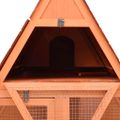 vidaXL Králikáreň 152x127x109,5 cm masívne jedľové drevo