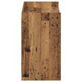 vidaXL Skriňa na topánky s úložiskom Staré drevo 85 x 39,5 x 70 cm