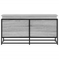 vidaXL Úložný box s vekom sivá sonoma 100x40x51,5 cm kompozitné drevo