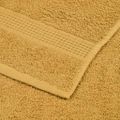 vidaXL Osušky do kúpeľne FROGN 2 ks zlaté 100x150 cm 360 g/m²