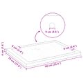 vidaXL Sprchová základná vanička s bodkami 90 x 70 x 4 cm ABS Čierna