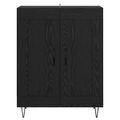 vidaXL Servírovacia skriňa Čierny dub 69,5 x 34 x 90 cm