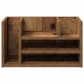 vidaXL Organizér na pult Staré drevo 44,5 x 24 x 25 cm