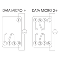 Hodiny spínacie ORBIS DATA MICRO+, dig., týždenný, 1kan., 2mod., so zálohou, sivé, na DIN