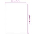 vidaXL Jutový koberček s latexovým podkladom 200x300 cm