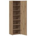 vidaXL Highboard Remeselný dub 50 x 42,5 x 185 cm