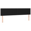 vidaXL Posteľný rám boxspring s matracom čierny 180x200 cm látka