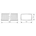 Flexipotrubie VENTS 6601 - 3m/55x110mm PVC, vzduchotechnické