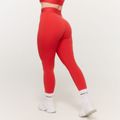 Dámske legíny Limitless Hot Red - GymBeam, veľkosť M, veľkosť oblečenia M