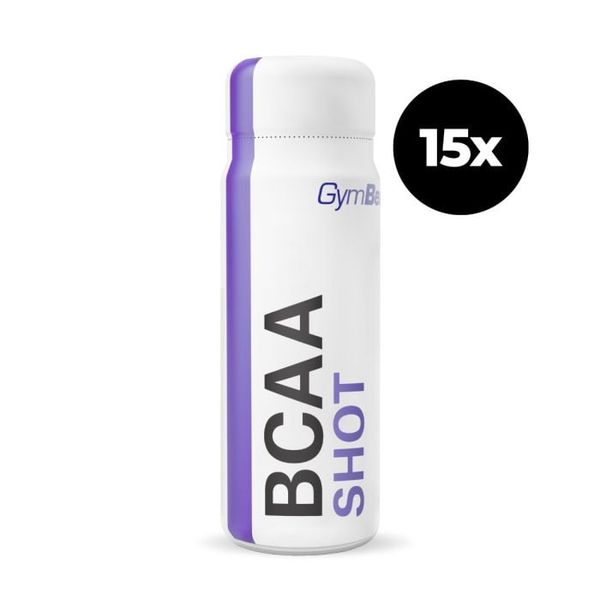 BCAA shot - GymBeam, hrozno, 15 x 90 ml