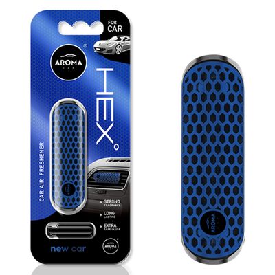 Osvěžovače vzduchu AROMA FANCY SHAPES POLYMER HEX New Car
