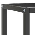 vidaXL Rám pracovného stola matný čierny a matný červený 170x50x79 cm kov
