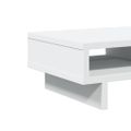 vidaXL Stojan na monitor biely 50x27x15 cm kompozitné drevo