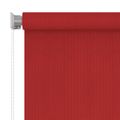 vidaXL Vonkajšia zatemňovacia roleta 60x230 cm červená HDPE