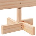 vidaXL Drevený vianočný stromček na dekoráciu 70 cm drevený masív