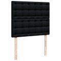vidaXL Osmanský rám postele s matracom čierna 120x200 cm umelá koža