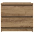 vidaXL Nočný stolík dub artisan 50x40x43,5 cm kompozitné drevo