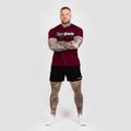 Tričko Beam Burgundy - GymBeam, veľkosť XL, veľkosť oblečenia XL