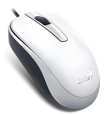 Genius myš DX-120/ drátová/ 1200 dpi/ USB/ biela