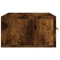 vidaXL Nástenné nočné stolíky 2 ks dymový dub 35x35x20 cm