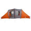 vidaXL Okamžitý stan 524 x 232 x 192 cm Šedá a oranžová