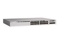 Cisco Catalyst 9200 - Network Essentials - prepínač - L3 - riadený - 8 x 100/1000/2,5G/5G/10GBase-T + 16 x 10/100/1000 (PoE+) - možno montovať do rozvádzača - PoE+ (370 W) - repasované