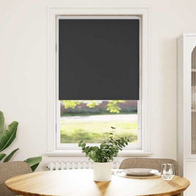 vidaXL Roleta Zatemnenie Čierna 65x150 cm Šírka látky 60,7cm Polyester