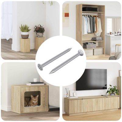 vidaXL Potvrdené skrutky 2 pcs Strieborná Ø5 x 40 mm Kov
