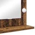 vidaXL Toaletné zrkadlo Staré drevo 100 x 55 x 18 cm Obdĺžnikový