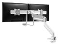 Neomounts DS75-450WH2 /Držák displeje/na stůl/17-32"/svorka+průchodka/VESA 100X100/nosn.2x8kg/plyn. píst/2 displeje/bíl Držák, VESA, stolní, pro 2 ploché monitory, úhloprícka 17"-32", náklon 20°, otácení 180°, rotace 360°, nosnost 16kg, bílý
