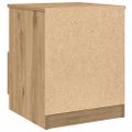 vidaXL Nočné stolíky 2 ks dub artisan 40x40x50 cm kompozitné drevo