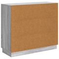 vidaXL Servírovacia skriňa Sivá sonoma 89 x 34,5 x 77 cm